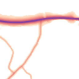 Daytime road noise heatmap for RG20 4HQ