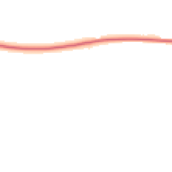 Night-time road noise heatmap for RG20 4HQ