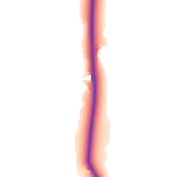 Daytime road noise heatmap for RG20 4SY