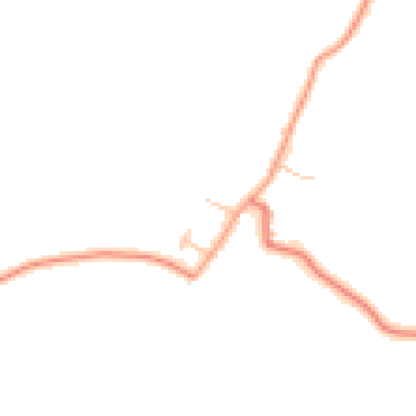 Daytime road noise heatmap for RG20 4UT