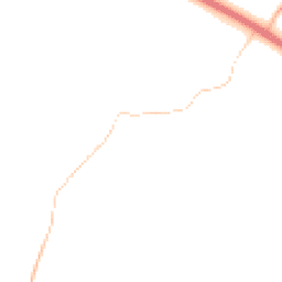 Night-time road noise heatmap for RG20 5NE
