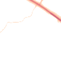 Night-time road noise heatmap for RG20 5NS