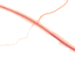 Night-time road noise heatmap for RG20 5RR
