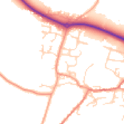 Daytime road noise heatmap for RG20 5TB