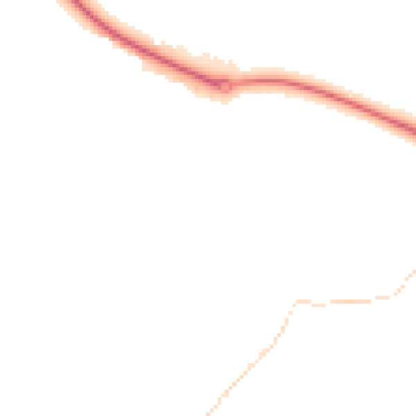 Night-time road noise heatmap for RG20 5TB