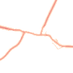 Daytime road noise heatmap for RG20 7AJ