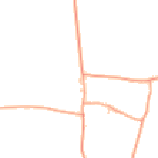 Daytime road noise heatmap for RG20 7BB