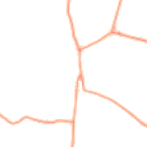 Daytime road noise heatmap for RG20 7BH