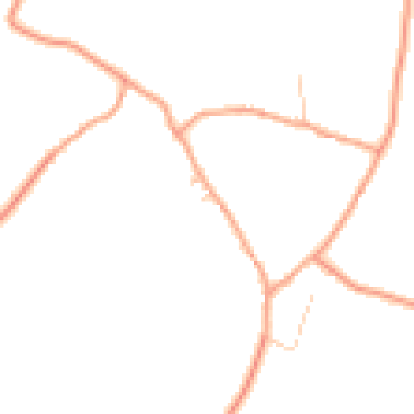 Daytime road noise heatmap for RG20 7EZ