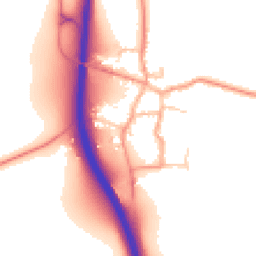 Daytime road noise heatmap for RG20 7HZ