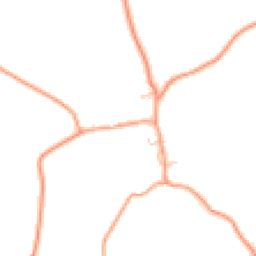 Daytime road noise heatmap for RG20 7JS