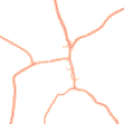 Daytime road noise heatmap for RG20 7JW