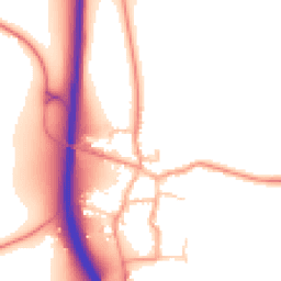 Daytime road noise heatmap for RG20 7LQ