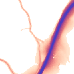 Daytime road noise heatmap for RG20 8AQ