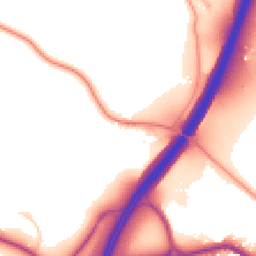 Daytime road noise heatmap for RG20 8BW