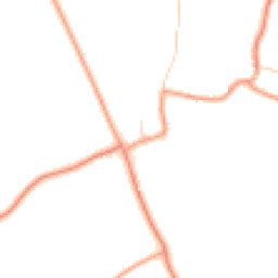 Daytime road noise heatmap for RG20 8DG