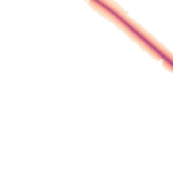 Daytime road noise heatmap for RG20 8HB