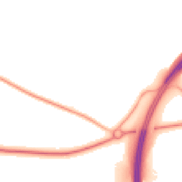 Night-time road noise heatmap for RG20 8JP