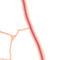 Daytime road noise heatmap for RG20 8QU