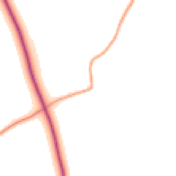 Daytime road noise heatmap for RG20 8RA