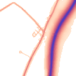 Daytime road noise heatmap for RG20 8RQ