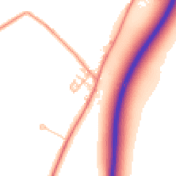 Daytime road noise heatmap for RG20 8RR