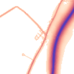 Daytime road noise heatmap for RG20 8RX