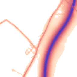 Daytime road noise heatmap for RG20 8RY