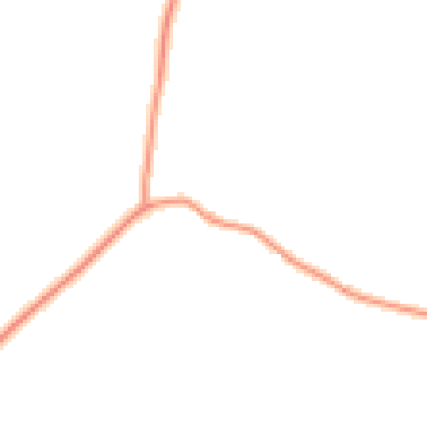 Daytime road noise heatmap for RG20 8SR