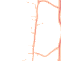Daytime road noise heatmap for RG20 8TD