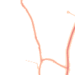 Daytime road noise heatmap for RG20 8TS