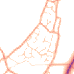 Daytime road noise heatmap for RG20 9AN