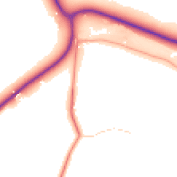 Daytime road noise heatmap for RG20 9AP