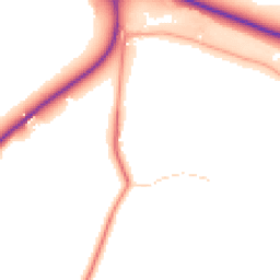 Daytime road noise heatmap for RG20 9AR