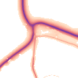 Daytime road noise heatmap for RG20 9AU