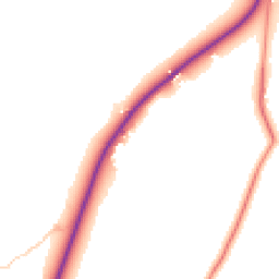 Daytime road noise heatmap for RG20 9DA