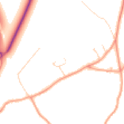 Daytime road noise heatmap for RG20 9HY