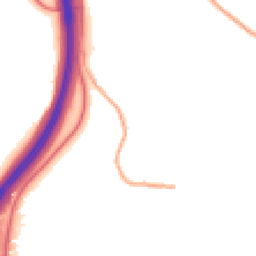 Daytime road noise heatmap for RG20 9LB