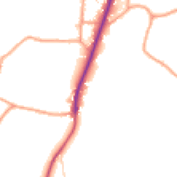 Daytime road noise heatmap for RG20 9PE