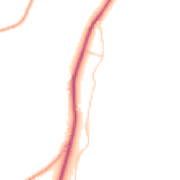 Daytime road noise heatmap for RG20 9PY