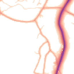 Daytime road noise heatmap for RG20 9QW