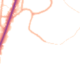 Daytime road noise heatmap for RG20 9RH