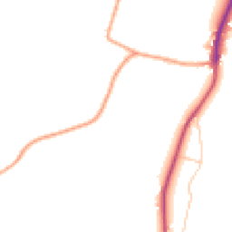 Daytime road noise heatmap for RG20 9SA