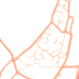Daytime road noise heatmap for RG20 9TJ