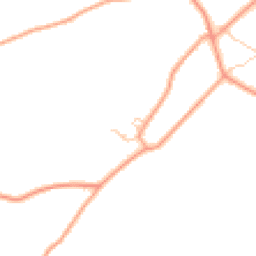 Daytime road noise heatmap for RG20 9UR