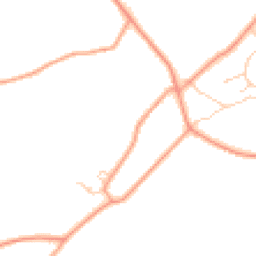 Daytime road noise heatmap for RG20 9UW