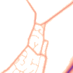 Daytime road noise heatmap for RG20 9XZ