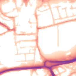 Daytime road noise heatmap for RG21 3AA