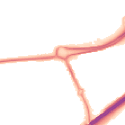 Night-time road noise heatmap for RG21 3AJ