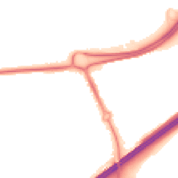 Night-time road noise heatmap for RG21 3AL